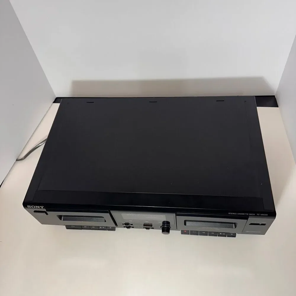 Vintage Sony Stereo Cassette Deck TC-WE305 Recorder Tested- See Description